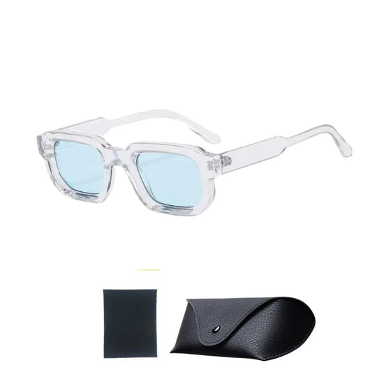 UrbanEye-Gafas de sol con montura rectangular para hombre y mujer, lentes  UV400